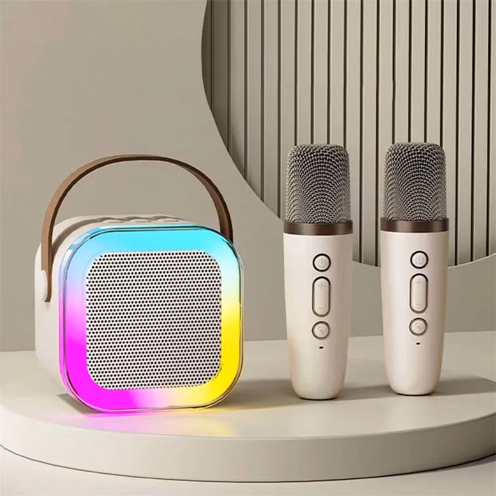 New K12 Home Karaoke Machine Family Singing Portable Loudspeaker Wireless Bluetooth Speaker single Microphones Long Standby
